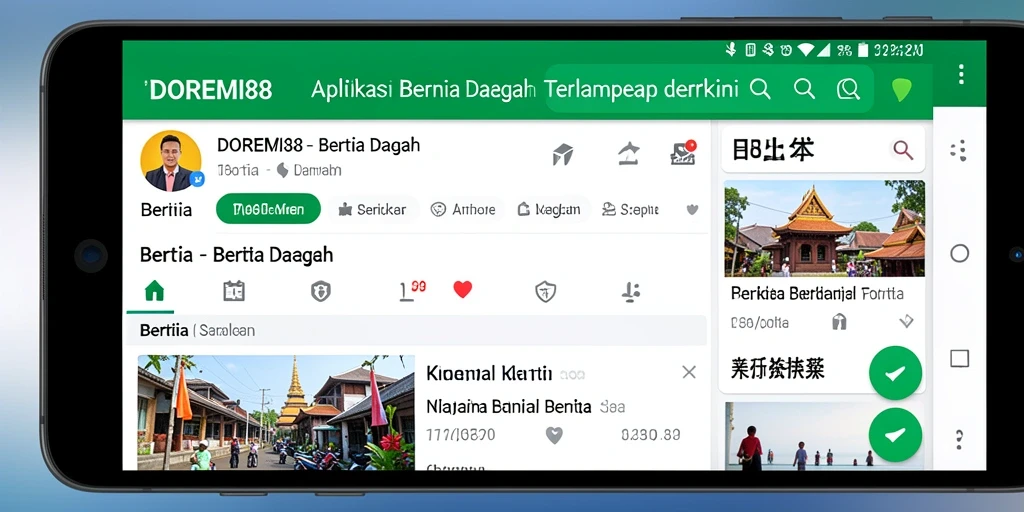 Tampilan antarmuka DOREMI88 yang menarik dan informatif.