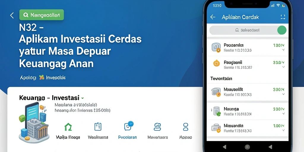 Antarmuka N32 yang modern dan sederhana untuk investasi memudahkan pengguna.