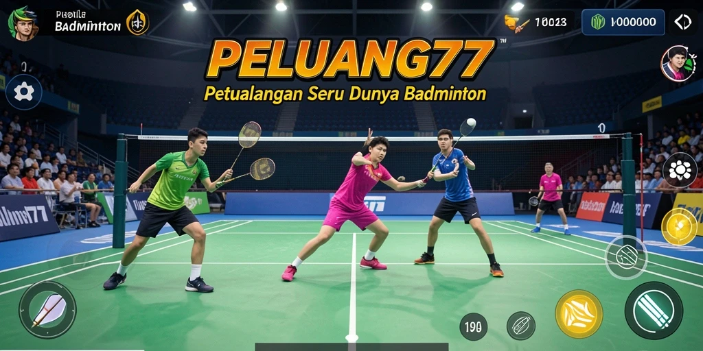Tampilan antarmuka PELUANG77 yang menarik dan interaktif.