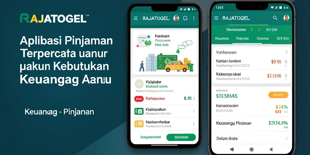 Tampilan antarmuka aplikasi RAJATOGEL yang user-friendly